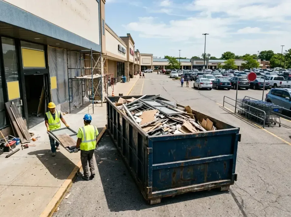 retail-store-renovation-debris-003 — frequently asked questions, Roll-off Dumpster Rentals in Arlington Heights, IL